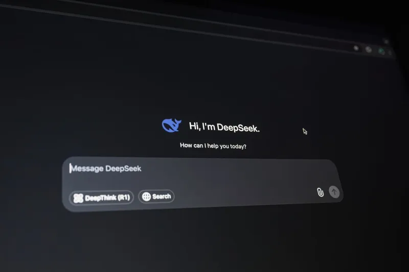 An AI interface displayed on a dark screen