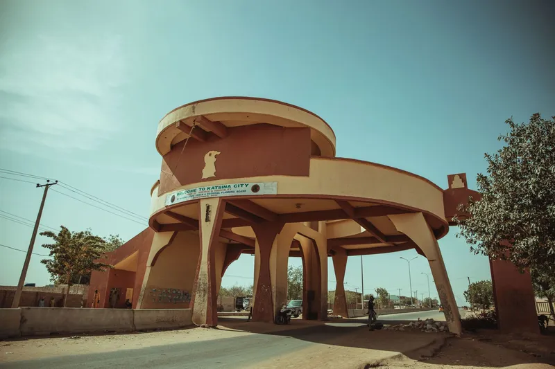 The 'Welcome to Katsina City' entrance archway landmark, Katsina State