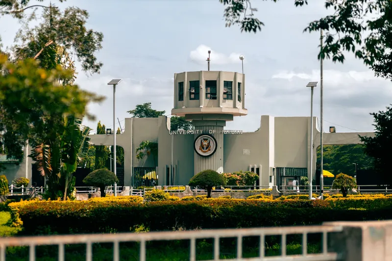 The University of Ibadan main gate entrance in Oyo State, Nigeria