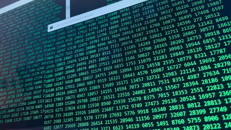 Lines of code displayed on a computer screen, representing a security audit